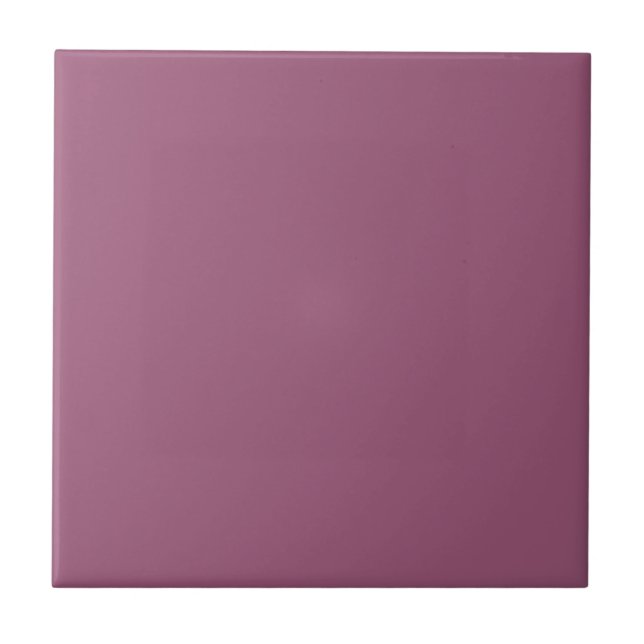Mauve Matches Fractal Mönster 3: Ceramic Tile Kakelplatta (Framsidan)