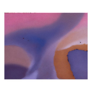 “Mauve Mirage Flow”  –  Abstrakt Rosa Blå Persika Fototryck