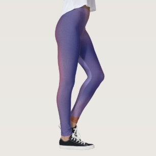 “Mauve Mirage Flow” – Abstrakt Rosa Blå Persika Leggings