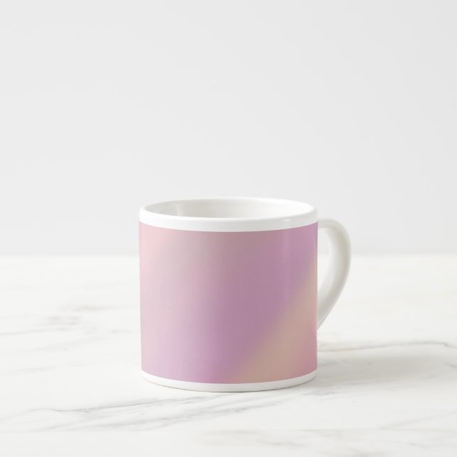 Mauve Mjuk Rosa 80-tal  Espressomugg (Framsida höger)