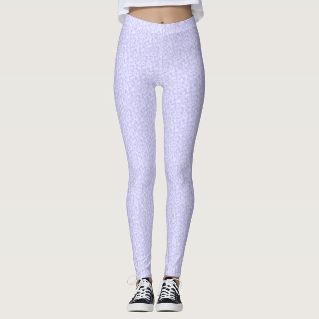 Mauve molnmönster sommar  leggings (Framsida)