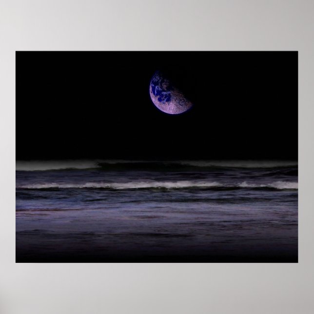 Mauve Ocean Poster (Framsidan)