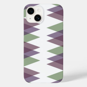 Mauve och grönt trianglar