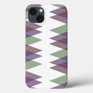 Mauve och grönt triangles Fodral-Mate iphone case