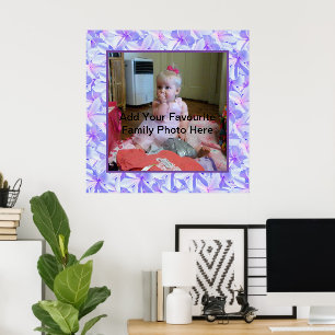 Mauve och Rosa Frangipani, Photo Poster