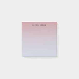 Mauve och tänder - slösa den solnedgångOmbre Post-it Block