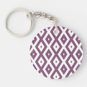 Mauve och vit diamant mönster