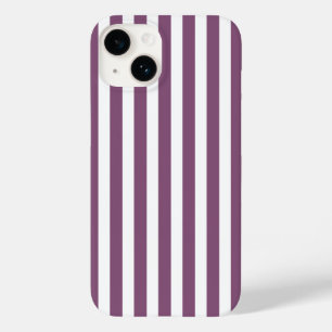 Mauve och white candy rand