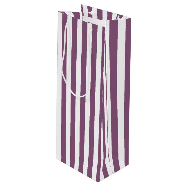 Mauve och white candy rand (Framsidan Vinklad)