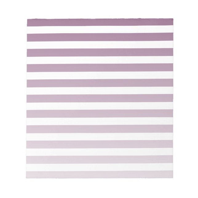 Mauve och white candy rand anteckningsblock (Framsida)