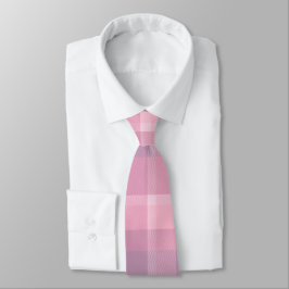 Mauve plädmönster slips