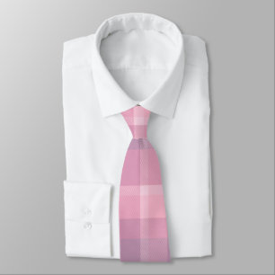 Mauve plädmönster slips