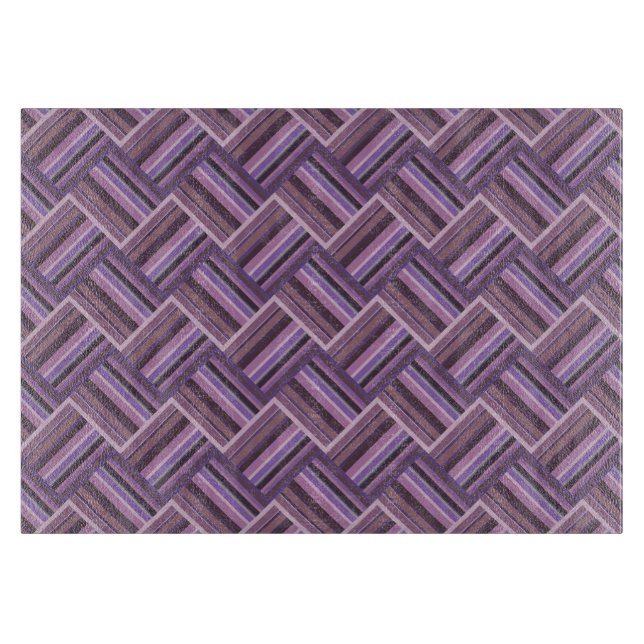 Mauve rand diagonalväv mönster (Framsidan)