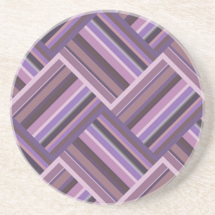 Mauve rand diagonalväv mönster underlägg