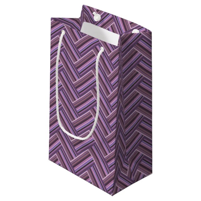 Mauve rand dubbla Västra mönster (Framsidan Vinklad)