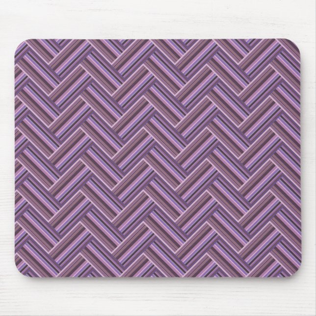 Mauve rand dubbla Västra mönster Musmatta (Framsidan)