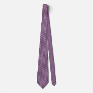 Mauve rand dubbla Västra mönster Slips