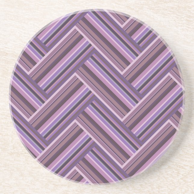 Mauve rand dubbla Västra mönster Underlägg (Framsidan)