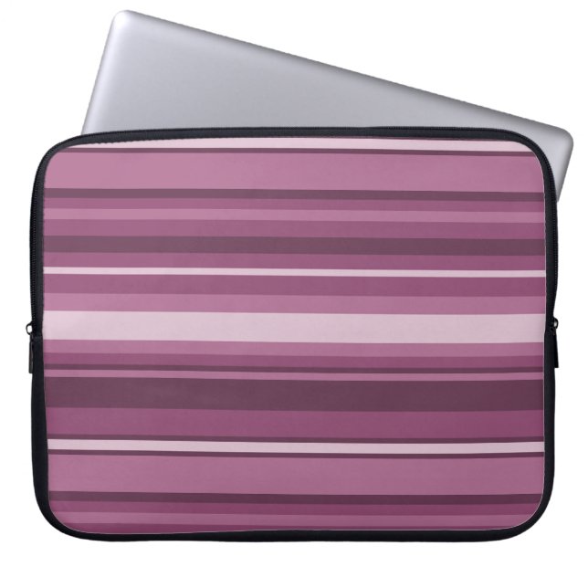 Mauve rand laptop fodral (Framsidan)