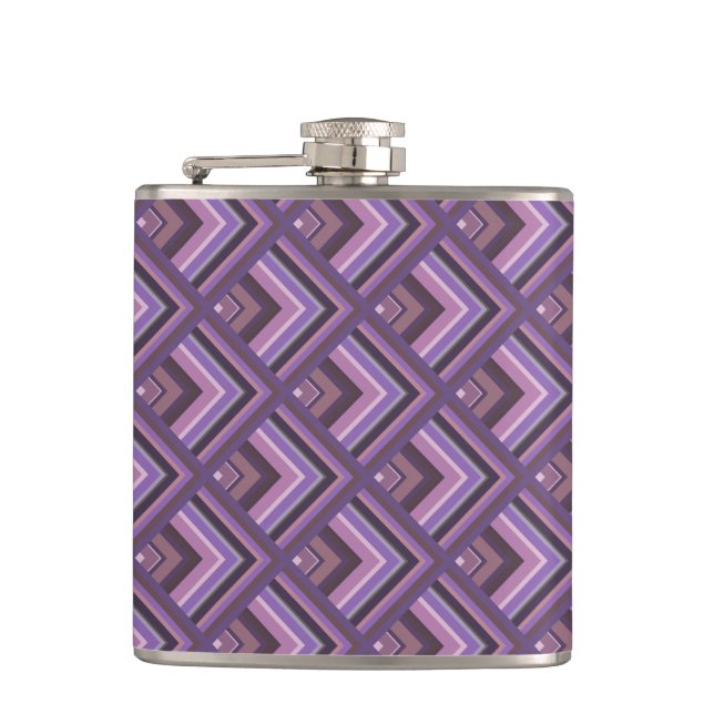 Mauve rand  mönster fickplunta (Framsidan)
