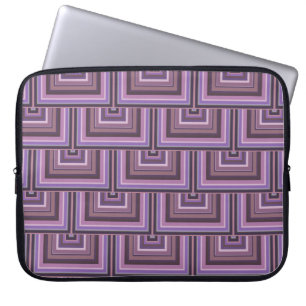 Mauve rand (mönster) laptop sleeve