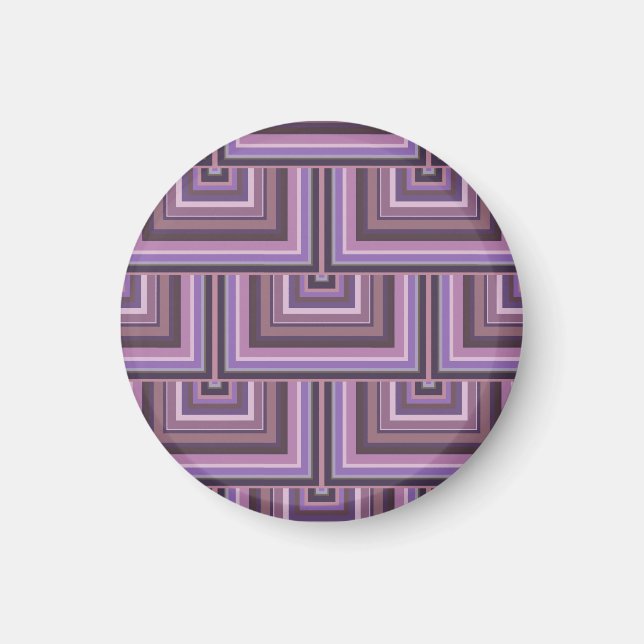 Mauve rand (mönster) magnet (Framsidan)