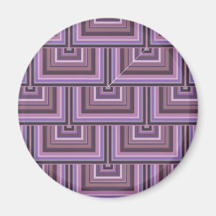 Mauve rand (mönster) magnet