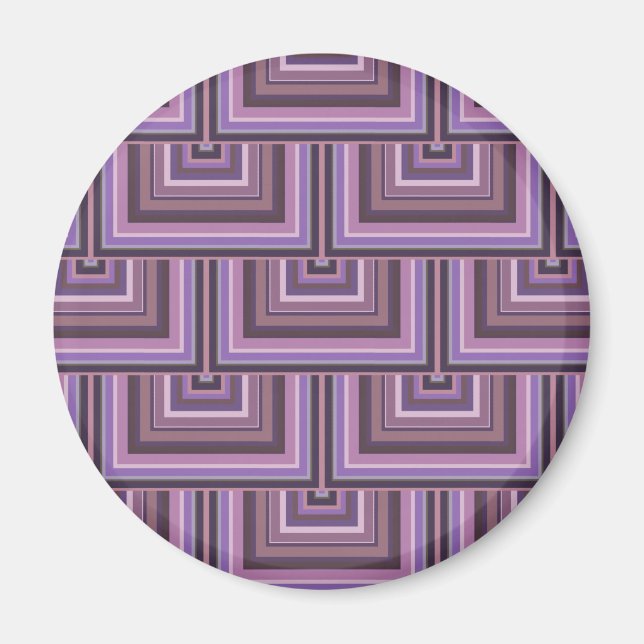 Mauve rand (mönster) magnet (Framsidan)