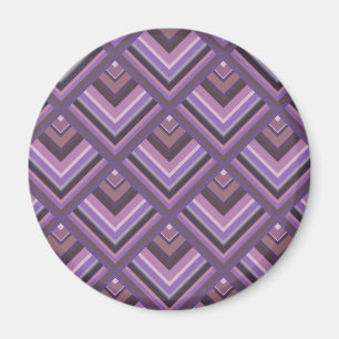 Mauve rand mönster magnet