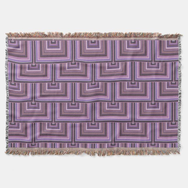 Mauve rand (mönster) mysfilt (Framsidan)