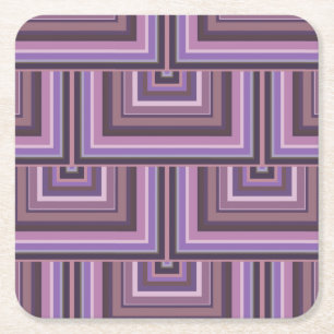 Mauve rand (mönster) underlägg papper kvadrat