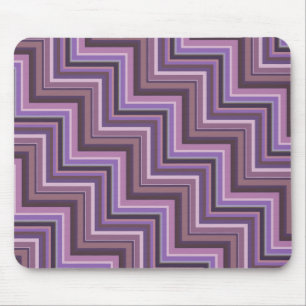 Mauve rand trappor mönster musmatta