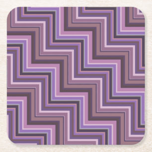 Mauve rand trappor mönster underlägg papper kvadrat
