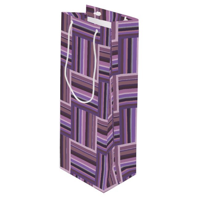 Mauve rand weave mönster (Framsidan Vinklad)