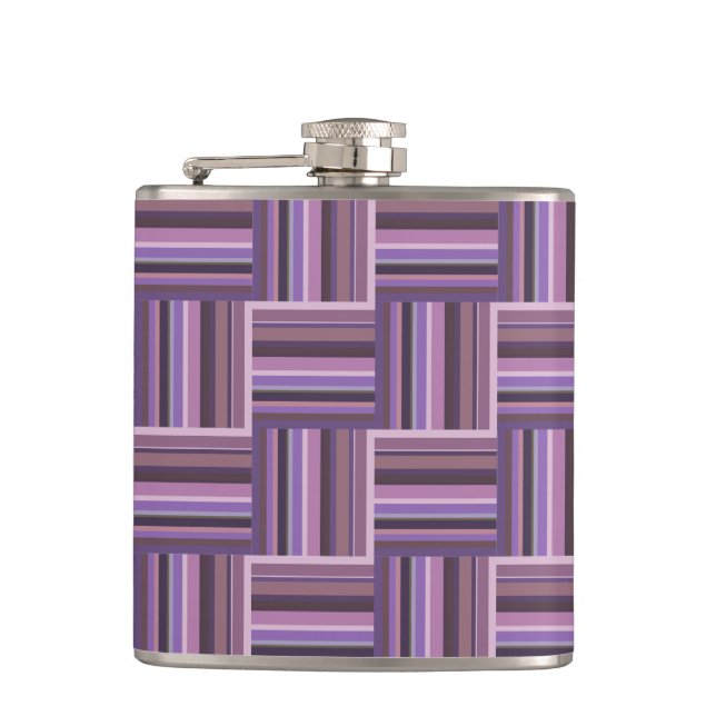 Mauve rand weave mönster fickplunta (Framsidan)