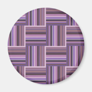 Mauve rand weave mönster magnet