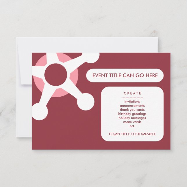 mauve retro jax inbjudningar (Framsida)