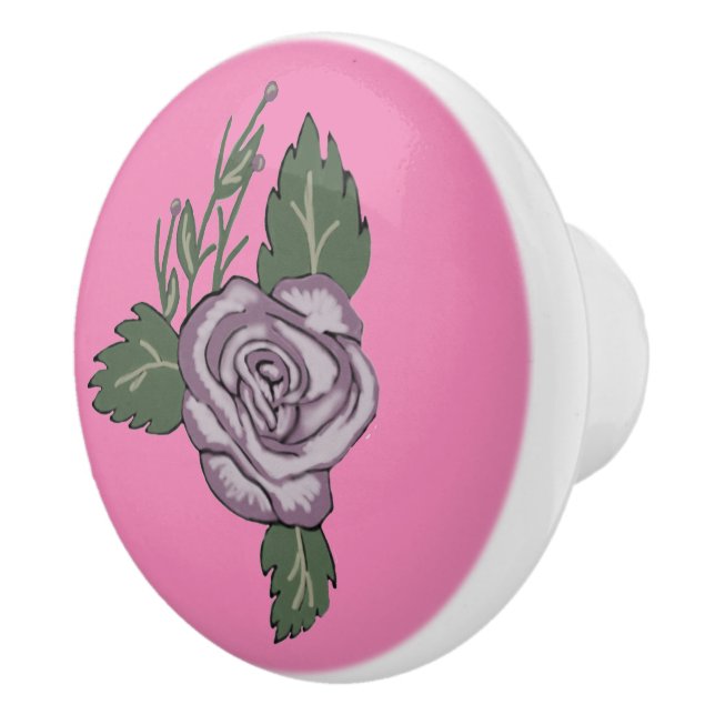 Mauve Ro Ceramic Knob Knopp (Höger)