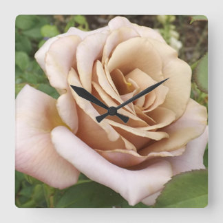 Mauve Ro Fyrkantig Klocka