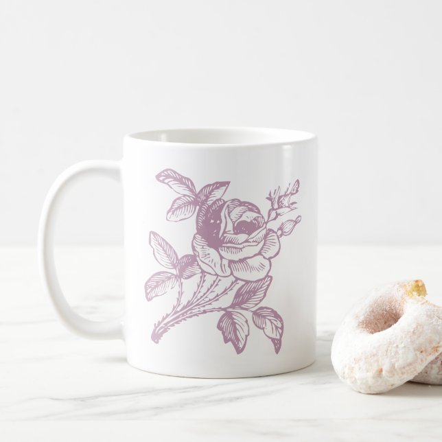 Mauve Ro Illustration Mugg (Med munk)