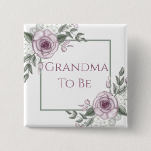 Mauve Ro, mormor att vara, Baby Shower Knapp