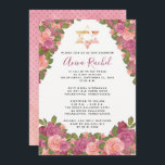 Mauve |  Rosa Blommigt för vattenfärg Bat mitzvah Inbjudningar<br><div class="desc">Elegant modern Bat mitzvah inbjudningsdesign med varierande skuggade blommigtar från rosa till förbättring av botaniska färgader med vattenfärg mot vit bakgrund. Den här blommigten är utformad med Helgdag Hearts Designs (reserverade höger) och är redo för dig att anpassa dig efter din söta flickas Bat mitzvah detaljer. På baksidan är en...</div>