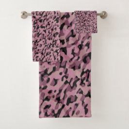 Mauve rosa och kolkameleont abstrakt