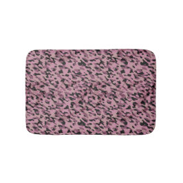 Mauve rosa och kolkameleont abstrakt badrumsmatta