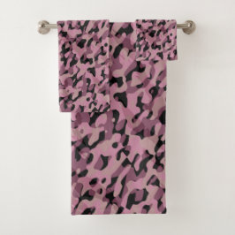 Mauve rosa och kolkamlouflage abstrakt