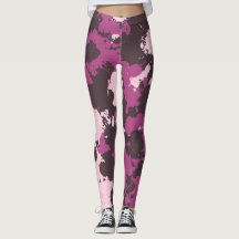 Mauve Rosa Paint Splatter Camo