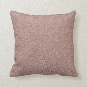 Mauve rosa Ultrasuede Look Kudde