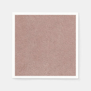 Mauve rosa Ultrasuede Look Pappersservett