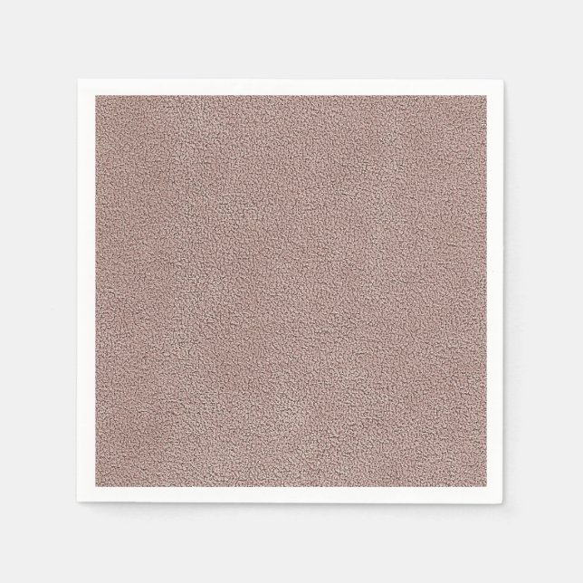 Mauve Rosa Ultrasuede look Pappersservett (Framsidan)