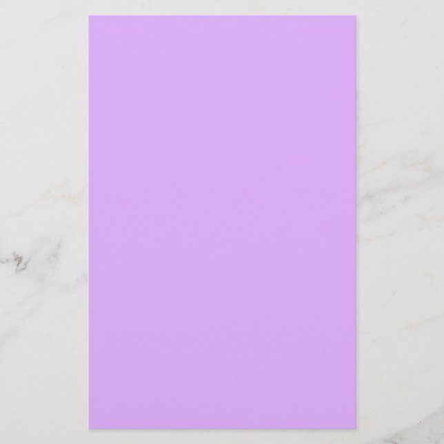 Mauve Solid Färg Brevpapper (Framsida)
